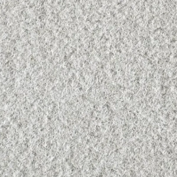 Light grey fire-proof carpet with a dense, textured loop pile finish.